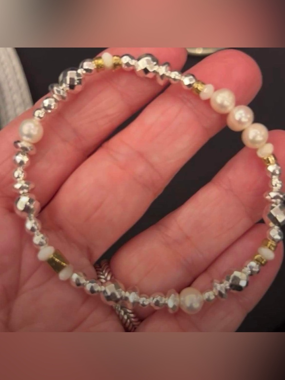 Opulenza Pearl Stretch Bracelet